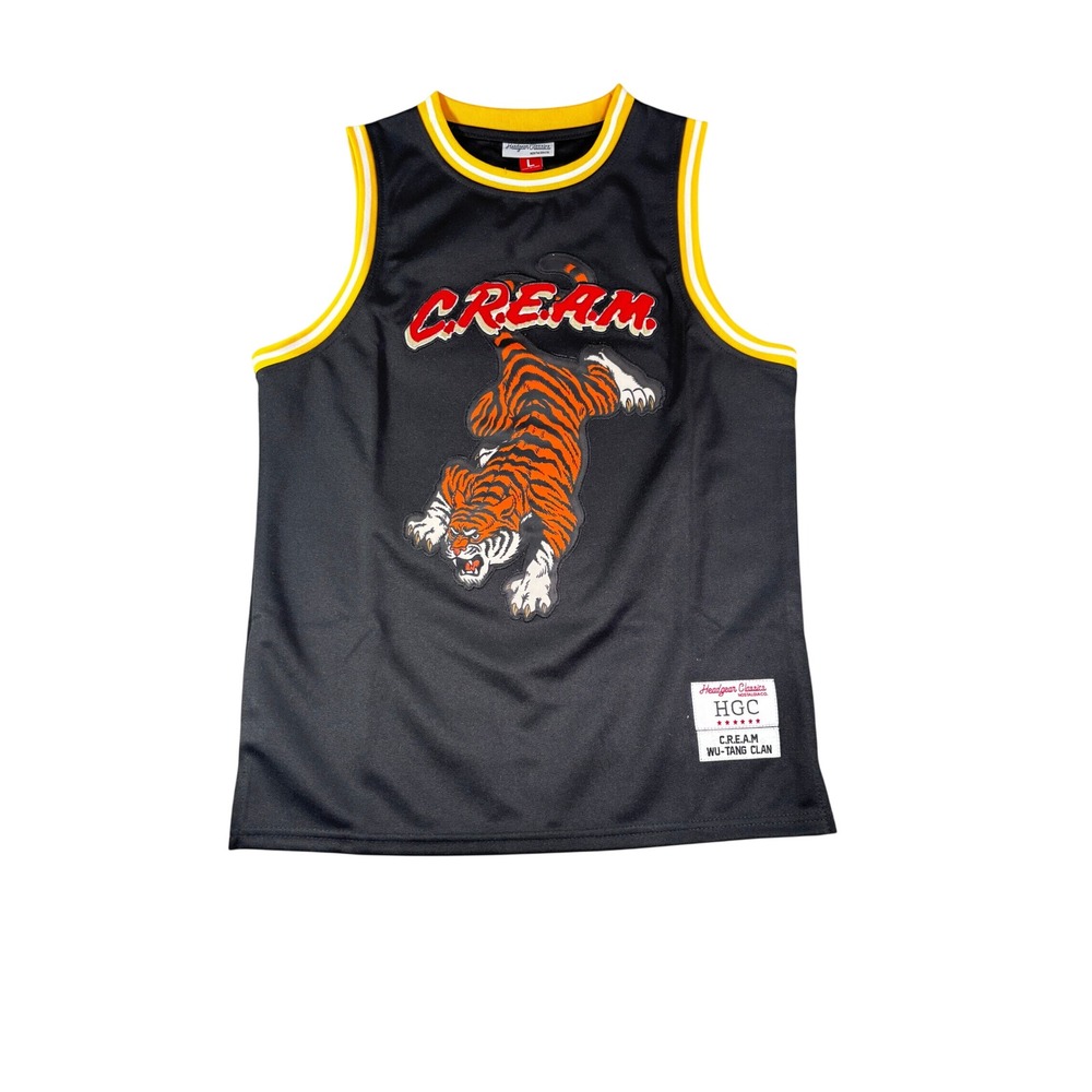 Headgear Classics Wu-Tang Clan Tiger Basketball Jersey Youth Large Black